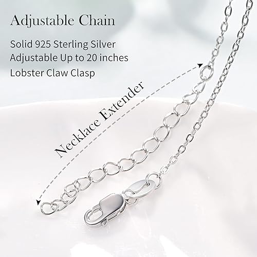 Faith Necklace for Women 925 Sterling Silver Cross Pendant Necklace