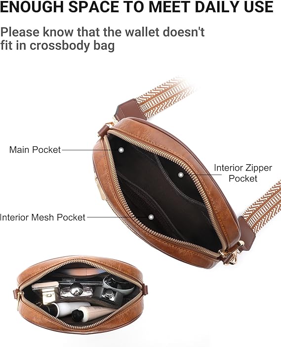 BAVERGE Purses for Women 3PCS, Large PU Leather Handbag Set Hobo Tote with Ladies Crossbody Shoulder Bag Wallet Guitar Strap