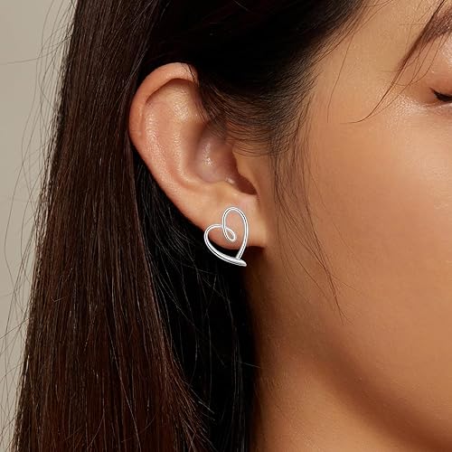 925 Sterling Silver Butterfly Firefly Hummingbird Stud Earrings Owl Poker Heart Hypoallergenic Earrings for Women Fine Jewelry