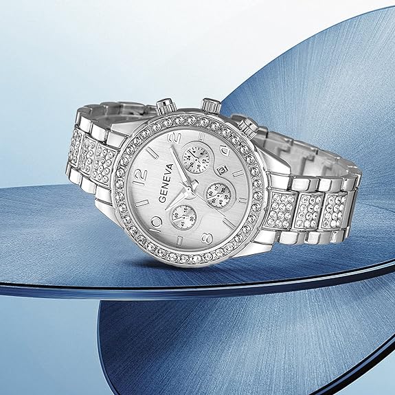 Unisex Diamond Watches Luxury Men and Women Calendar Quartz Clock Rose Gold Silver Stainless Steel Watch