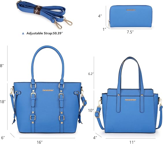 Montana West 3PCS Purses for Women Tote Bag and Wallet Set Shoulder Satchel Handbags