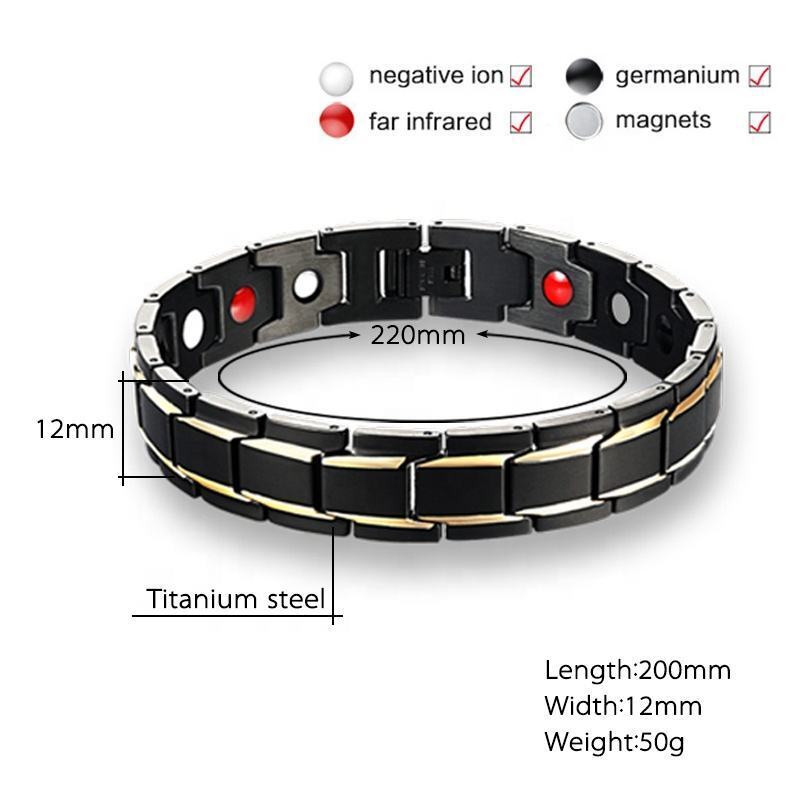 Magnetic Bracelet Therapy Therapeutic Energy Healing Arthritis for Men & Women
