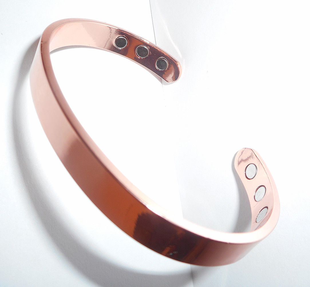 Copper Magnetic Bracelet Arthritis Pain Energy Men's Women's