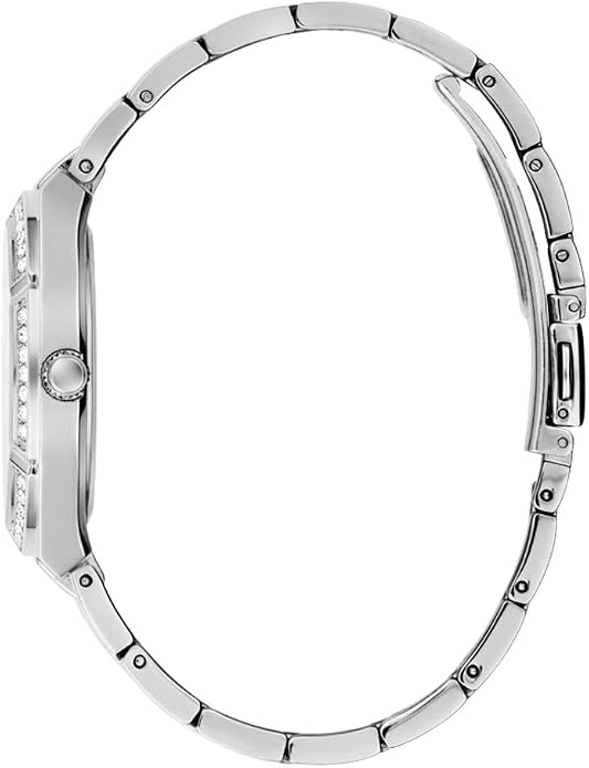 Guess Women's 36mm Watch - Silver Tone Blue Dial Silver Tone Case