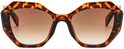 Trendy Sunglasses for Women Men Retro Polygon Designer Inspired Sun Glasses Hexagonal Shades