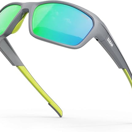 Polarized Sport Sunglasses for Men and Women, Ideal for Golf Fishing Cycling Running Baseball Glasses, UV400 Protection