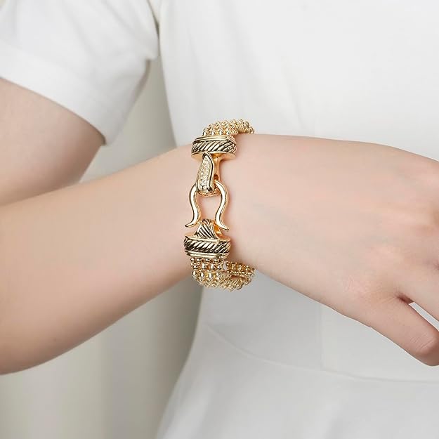 Jewelry Antique Fashion Popcorn Chain Designer Brand Inspired Women Unique Christmas Gifts Bracelets