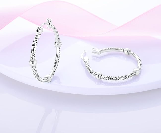 NARMO 925 Sterling Silver Hoop Earrings for Women Hypoallergenic Lightweight Simple Huggie Hoop Earrings Twisted Hoop Earrings Colorful Cubic Zirconia Hoop Earrings Cute Sloth Earrings for Girls