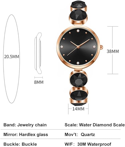 ADSBIAOYE Elegant Women Wrist Watches Minimalist Unique Diamond Bracelet Watch Fashion Dress Quartz Watch Ladies Gift Watches
