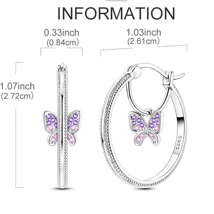 LAZA 925 Sterling Silver Earrings for Women Huggies Hoop Gold Earrings