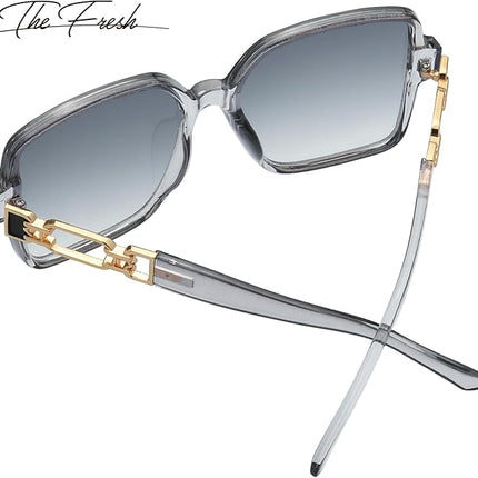 The Fresh Women's Oversized Square Jackie O Cat Eye Hybrid Butterfly Fashion Sunglasses - Exquisite Packaging