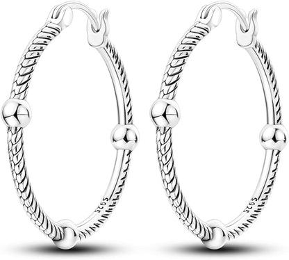 NARMO 925 Sterling Silver Hoop Earrings for Women Hypoallergenic Lightweight Simple Huggie Hoop Earrings Twisted Hoop Earrings Colorful Cubic Zirconia Hoop Earrings Cute Sloth Earrings for Girls