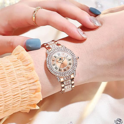 OLEVS Ladies Watches Rose Gold Japanese Quartz Female Watches for Women Waterproof Stainless Steel Casual Dress Lady Wrist Watches