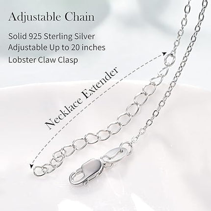 Faith Necklace for Women 925 Sterling Silver Cross Pendant Necklace