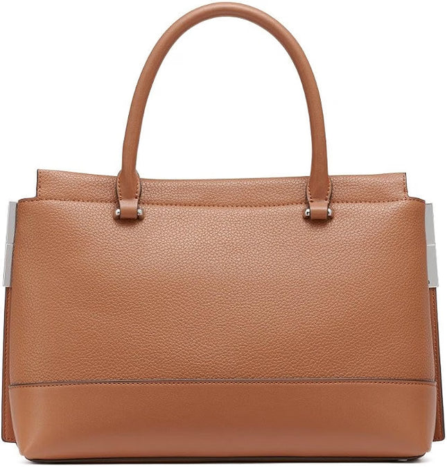 Calvin Klein Women's Bianca Triple Compartment Satchel