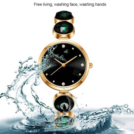 ADSBIAOYE Elegant Women Wrist Watches Minimalist Unique Diamond Bracelet Watch Fashion Dress Quartz Watch Ladies Gift Watches