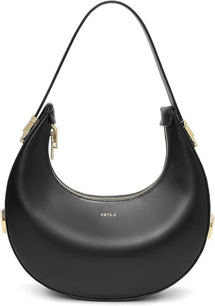 Keyli Shoulder Bag for Women 3 Ways Adjust Strap Clutches Hobo Purses Fashionable Casual Tote Handbags with 2 Zipper Closure