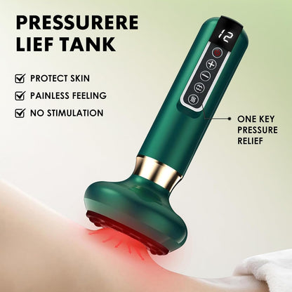 5 in1 Cellulite Massage Tool,Cellulite Massager Electric Fat Remover with 12 Suction Modes,Rechargeable & Cordless,Intelligent Cupping Massager for Arms,Legs,Back Used at Home