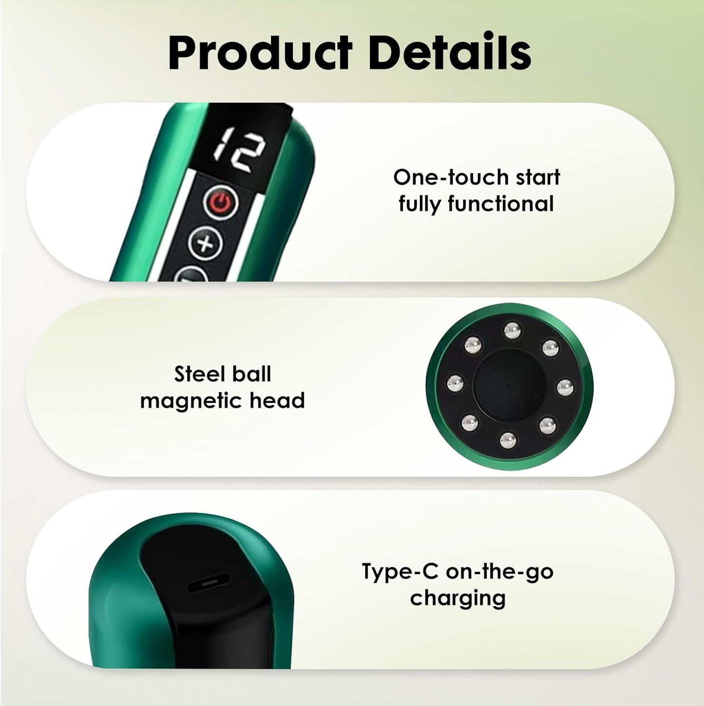 5 in1 Cellulite Massage Tool,Cellulite Massager Electric Fat Remover with 12 Suction Modes,Rechargeable & Cordless,Intelligent Cupping Massager for Arms,Legs,Back Used at Home