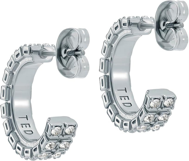Ted Baker London Double Crystal Hoop Earrings For Women