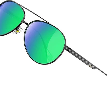 ATTCL Men's Fashion Driving Polarized Sunglasses UV Protection Metal Frame