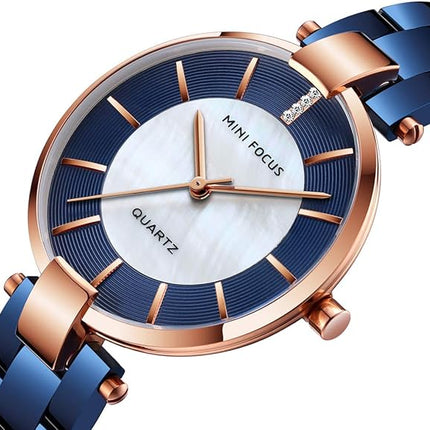 Mini Focus Simple Quartz Watches for Women Lady Woman Waterproof Stainless Steel Wristwatch