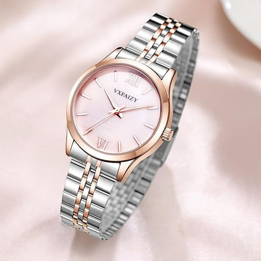 VXFAIZY Women's Simplicity Watch Water Resistant Casual Watch for Women