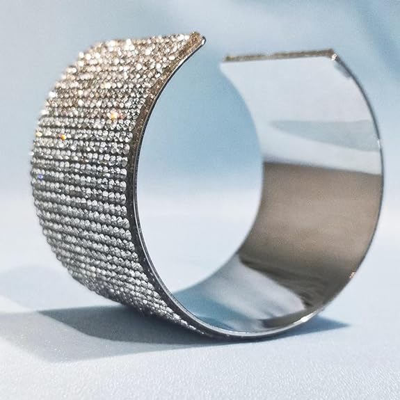 MultiLayer Rhinestone Bracelet for Women Girls Crystal arm cuff Prom Bangle Bracelet Jewelry for Party Wedding Dating