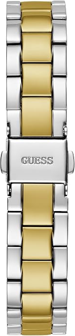 GUESS Two-Tone and Light Blue Analog Watch