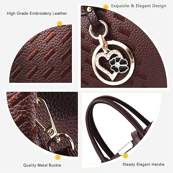 COCIFER Purses and Handbags for Women Shoulder Tote Bags Top Handle Satchel