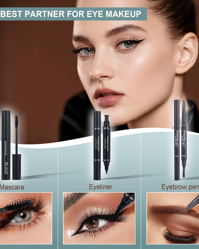 All in One Makeup Kit for Women Full Kit, Makeup Gift Set for Girls & Teen, Travel Makeup Set, Professional Makeup Kit Includes lash Clusters Kit Eyeshadow Lipstick Brow Pencil Eyeliner Brush Set