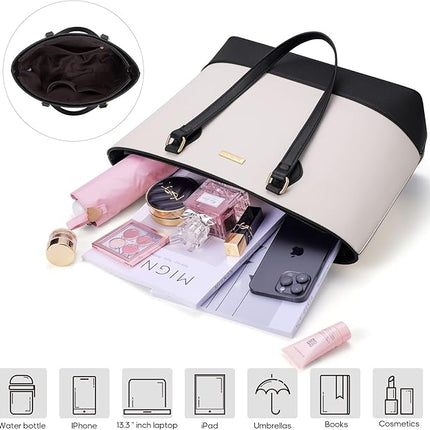 4PCS Women Fashion Handbags Purses Wallet Tote Shoulder Bags Casual Crossbody Bags, Best Valentine's Day Gift for Ladies Girls, Satchel Purse Set 4pcs