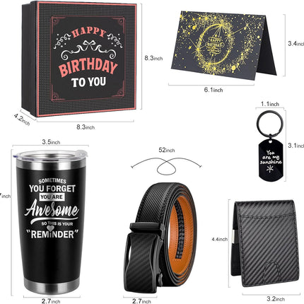 Birthday Gifts for Men: Modern, Fine, Manual Stainless Steel Gift Basket (20 oz, 1 Count)