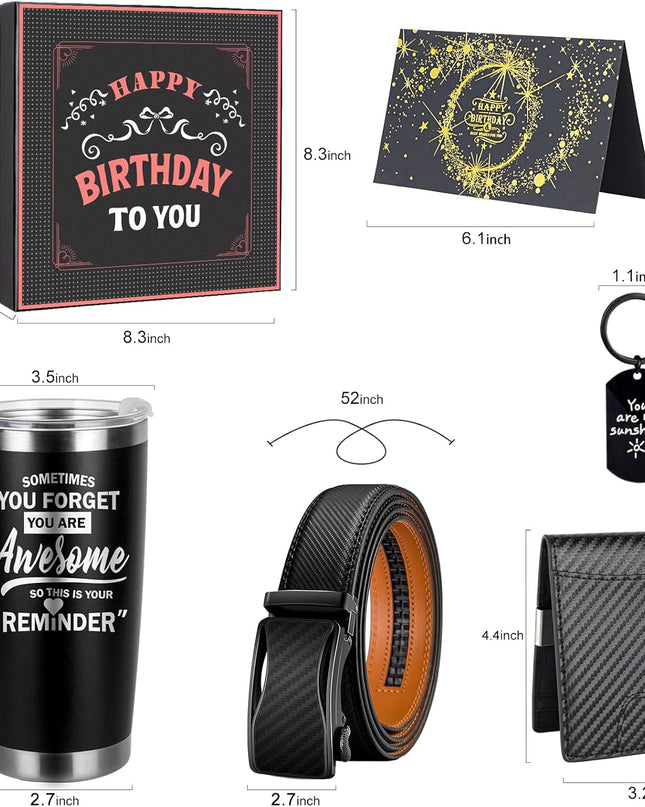 Birthday Gifts for Men: Modern, Fine, Manual Stainless Steel Gift Basket (20 oz, 1 Count)