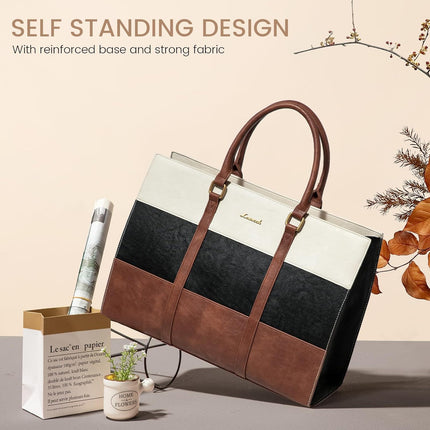 LOVEVOOK Laptop Bag for Women, 15.6 Inch Work Bags for Women
