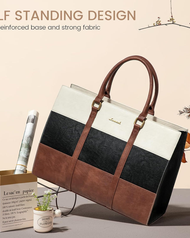 LOVEVOOK Laptop Bag for Women, 15.6 Inch Work Bags for Women