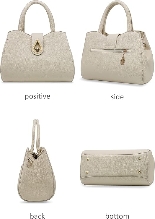 Pahajim Womens Leather Purses and Handbags Top Handle Satchel Bags Tote Bags Tote Purses for Women