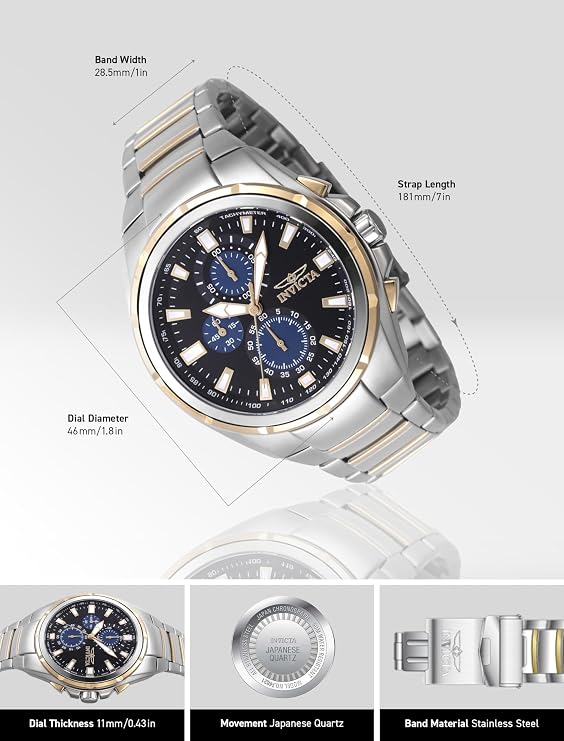 Invicta Aviator Men 50mm Quartz
