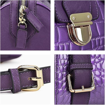Dasein Women Barrel Handbags Purses Fashion Satchel Bags Top Handle Shoulder Bags Vegan Leather Work Bag