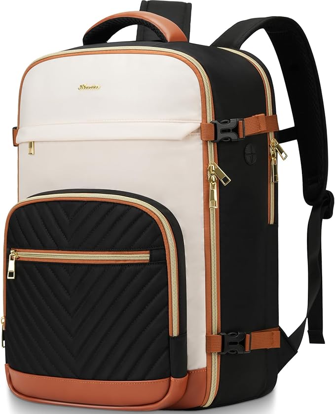 Travel Backpack for Women, 40L Carry On Backpack for Airplanes, Waterp – Charm & Soul Travel Backpack for Women, 40L Carry On Backpack for Airplanes, Waterp – Charm & Soul