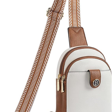 BOSTANTEN Small Sling Bag Crossbody Bags for Women Trendy Crossbody Purse Leather Chest Bag