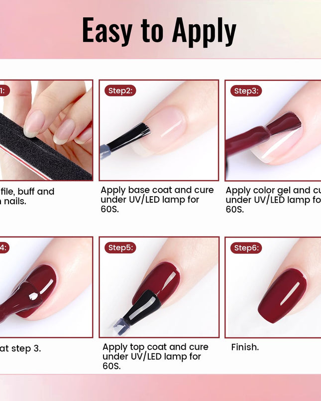 Gel Nail Polish Kit with U V Light 32 Colors Gel Polish Nail + 4 Functional Adhesive Bottles Kit Soak Off Manicure Tools Gifts for Women