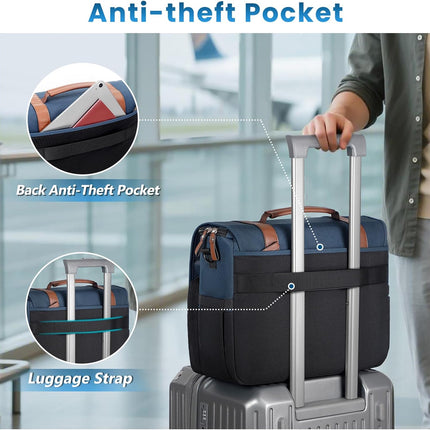 MATEIN Messenger Bag for School with USB Charging Port, Large Crossbody Satchel 15.6 inch Student College Laptop Bags with Shoulder Strap, Water Resistant Work Computer Briefcase for Office Commuting