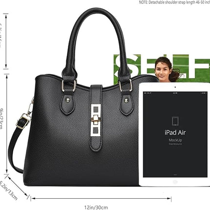 DAINAOTM Purses and Handbags for Women Crossbody PU Leather Tote Top Handle Satchel Shoulder Bags