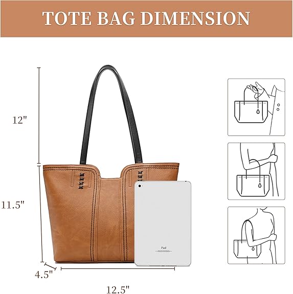 Montana West Tote Bag for Women Top Handle Satchel Purse