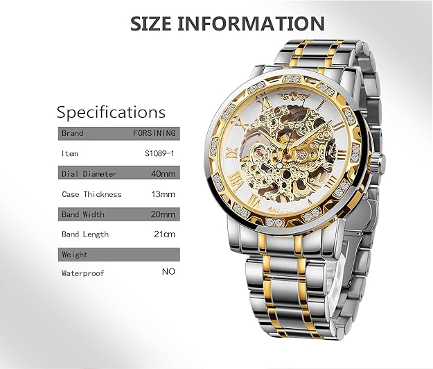 Winner Retro Manual Mechanical Skeleton Watch with Diamond and Carving Flower Craft Men Skeleton Wrist Watch Mechanical Classic Roman Number