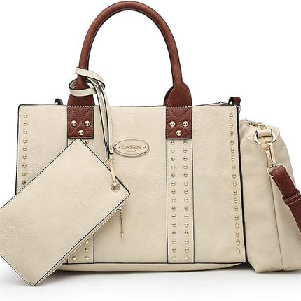 Dasein Purses Handbags for Women Tote Bags Wallet Set Top Handle Satchel Shoulder Bags Hobo Bag 3pcs