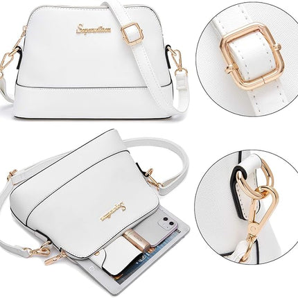 Soperwillton Handbag for Women Wallet Tote Bag Shoulder Bags Top Handle Satchel 5pcs Purse Set