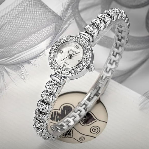 ✨Vintage Stainless Steel Elegant Women\'s Wrist Watch Set✨ Mystery Vintage Womens Watch - Silver, Gold, Mixed Metal  main image 2