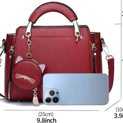 Xiaoyu Fashion Purses and Handbags for Women Ladies Crossbody Bags Top Handle Satchel Shoulder Bags Small Totes